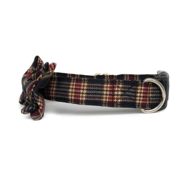 Bow Tie Dog Collar | Plaid - Wag Swag Brand Inc