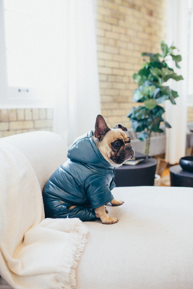 Teal Duvet Snowsuit