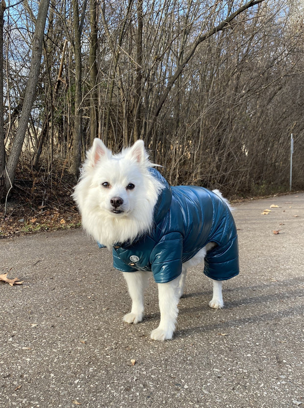 Teal Duvet Snowsuit