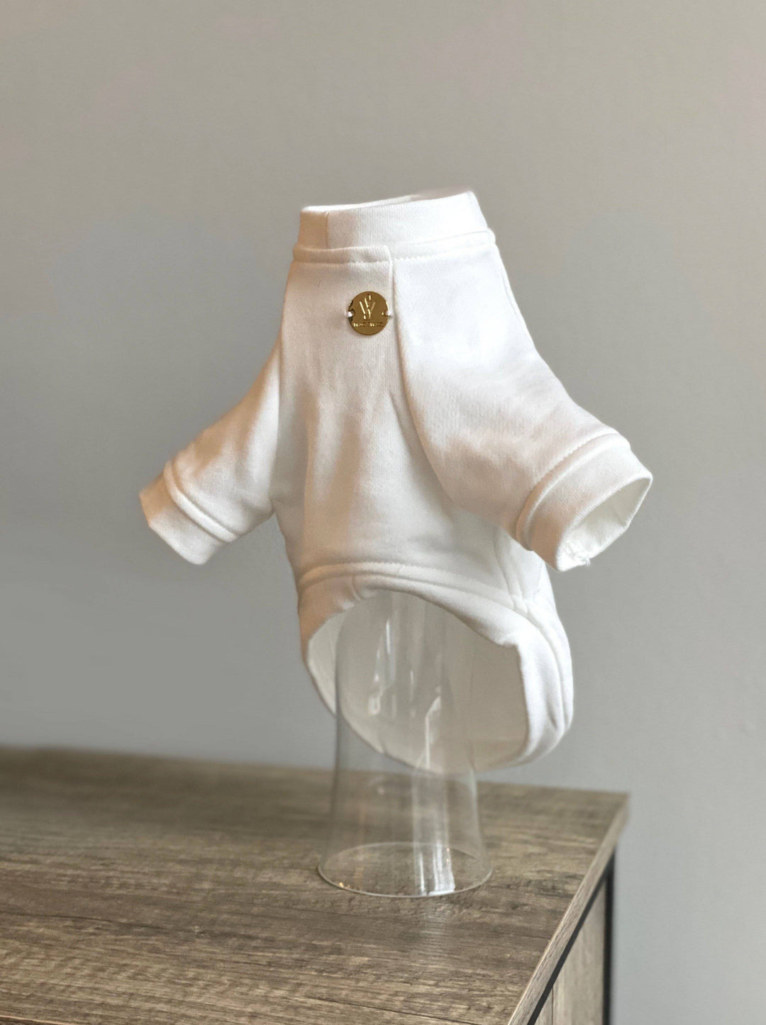 Dog Sweater Plain White– Wag Swag Brand Inc