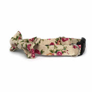 Wag Swag Brand | Bow Tie Dog Collar | Fields of Roses