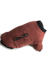 Flight Jacket Maroon - Wag Swag Brand Inc