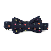 Bow Tie Dog Collar | Wild Navy - Wag Swag Brand Inc